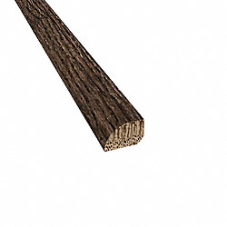 Prefinished Distressed Exeter Oak Hardwood 1/2 in thick x .75 in wide x 78 in Length Shoe Molding